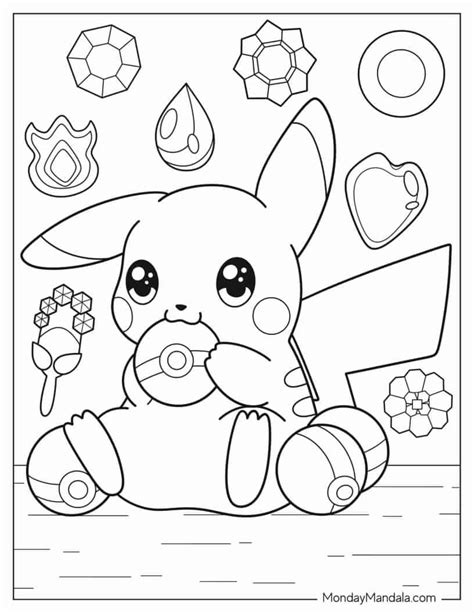 pikachu coloring pages|Pikachu Coloring Pages (Free PDF Printables)